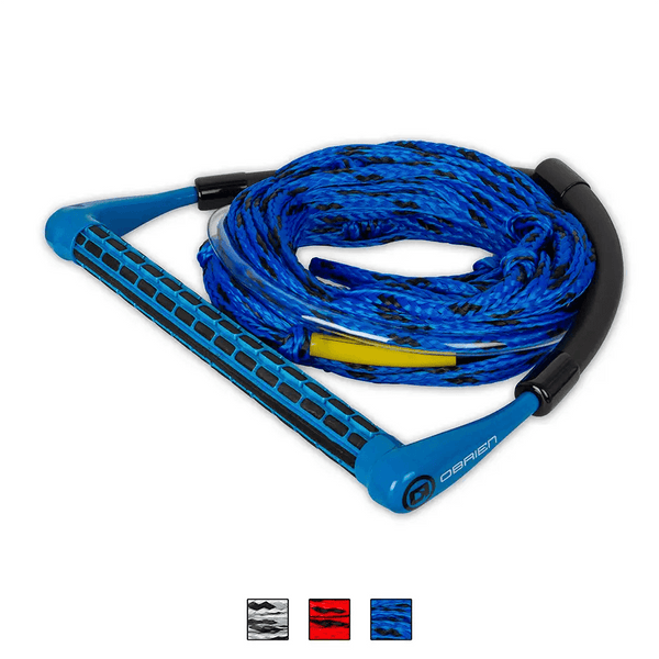 O'Brien 4-Section Poly-E Wakeboard Rope & Handle Combo Blue - OrtegaOutdoors