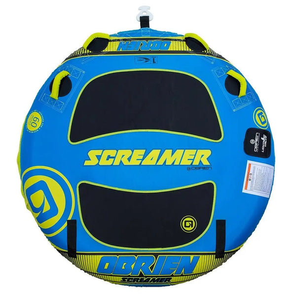 O'Brien Screamer 1-Person Inflatable Towable Boating Water Sports 60 in. Tube - OrtegaOutdoors
