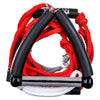 Ronix Bungee Wakesurf Rope w/ 10" Handle (Red/Silver) - OrtegaOutdoors