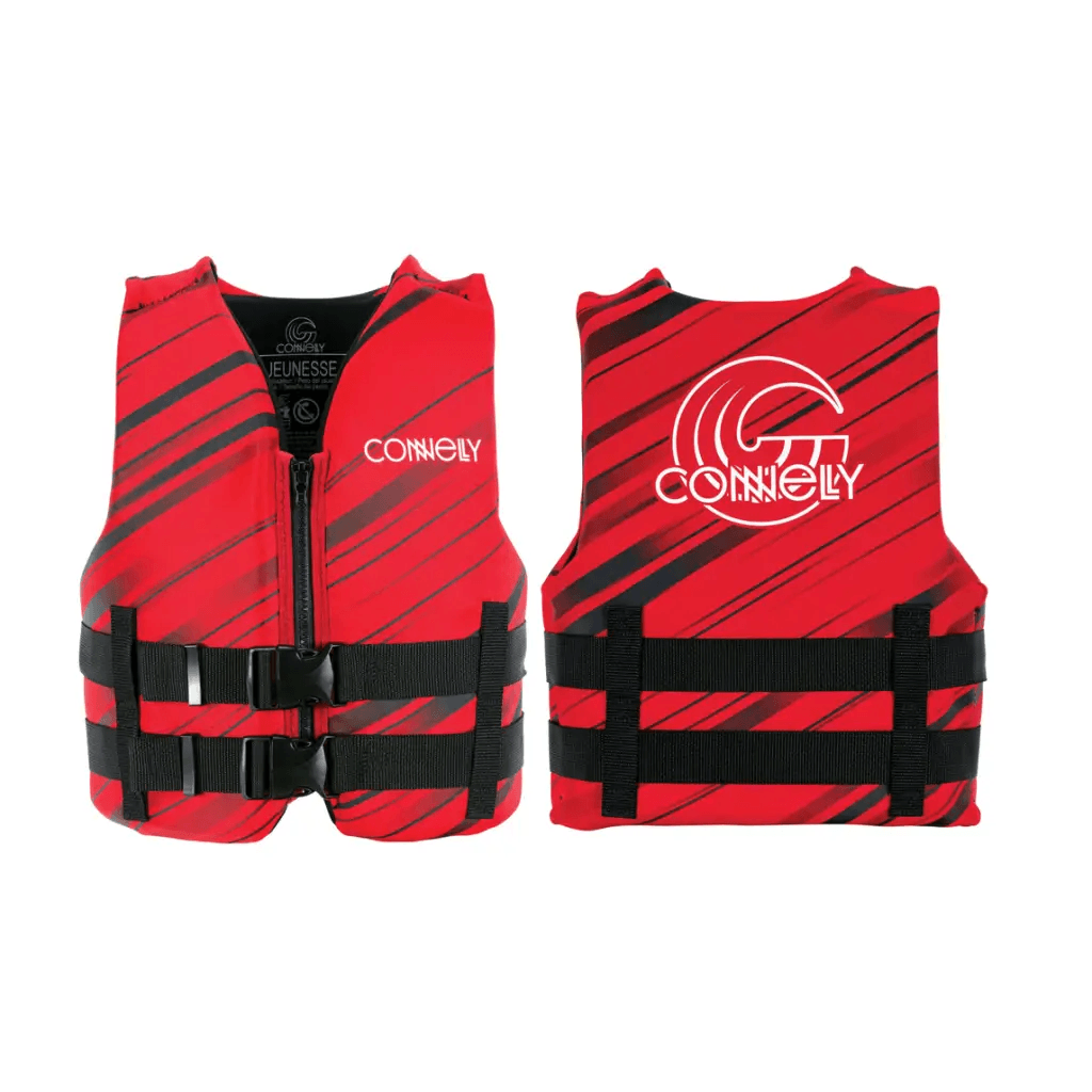 Connelly 2023 Youth Promo CGA Life Jacket Red - OrtegaOutdoors