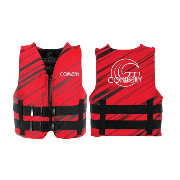 Connelly 2023 Youth Promo CGA Life Jacket Red - OrtegaOutdoors