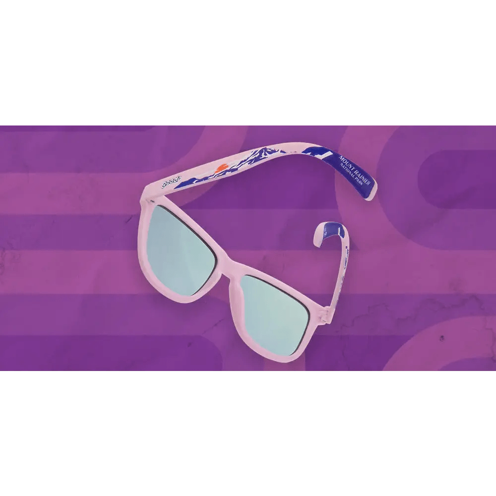 Mount Rainier Purple Sunglasses Mount Rainier National Park | goodr Sunglasses main image 2