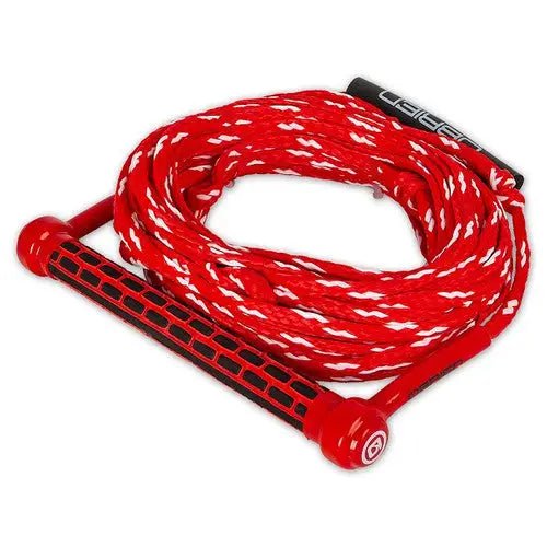O'Brien 1-Section Deep V Ski Combo Rope - Red - OrtegaOutdoors