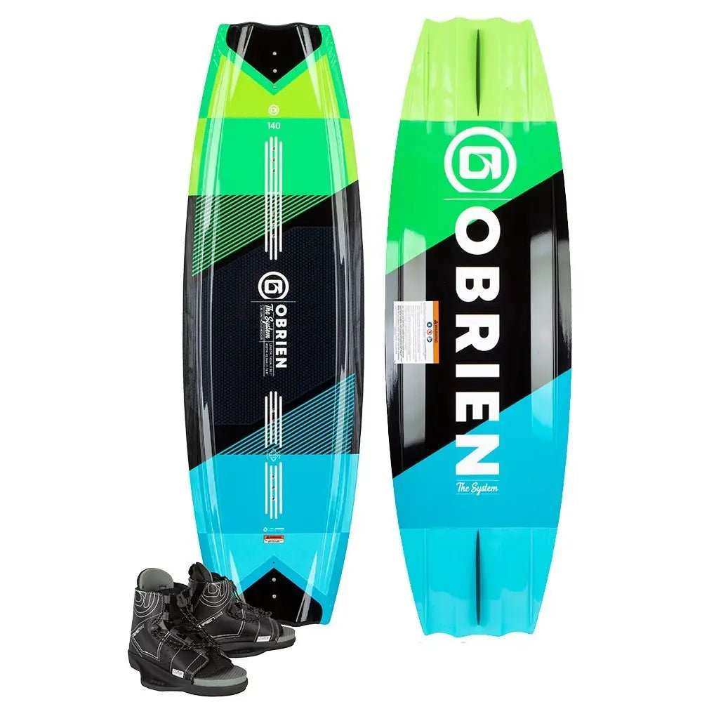 O'Brien 140 System Wakeboard with Clutch Binding Mens - OrtegaOutdoors