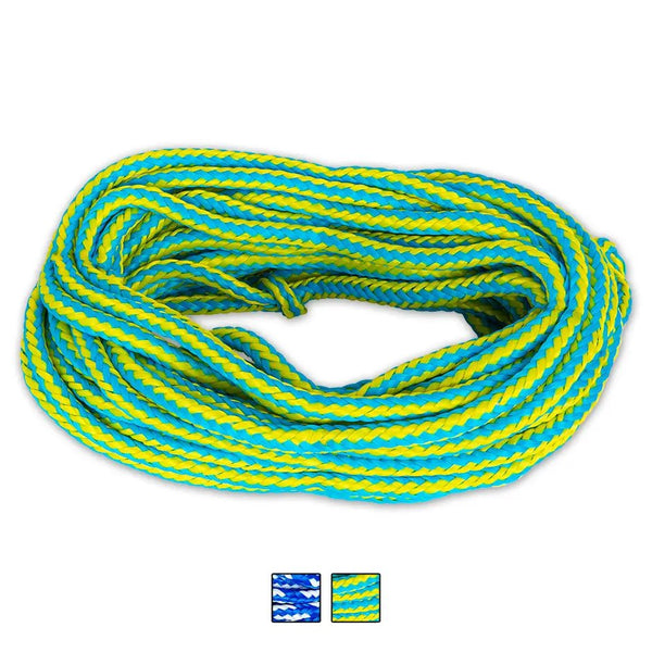 O'Brien Towable 2-Person Floating Tube Rope - Blue/Yellow - OrtegaOutdoors