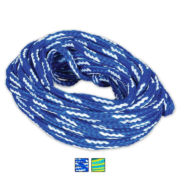 O'Brien Towable 4-Person Floating Tube Rope - Blue/White - OrtegaOutdoors