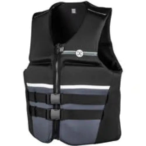 Ronix Covert (Black/Charcoal/White) CGA Life Jacket - OrtegaOutdoors