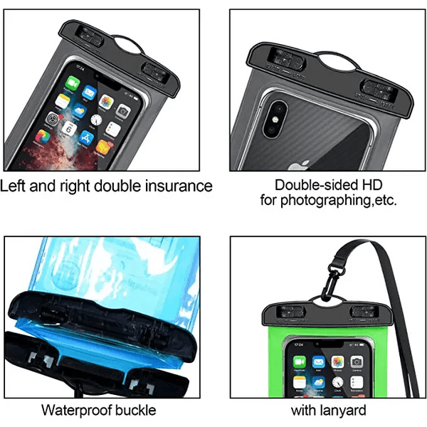 Universal Waterproof Phone Pouch Large Phone Waterproof Case Dry