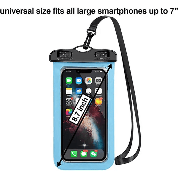Universal Waterproof Phone Pouch Large Phone Waterproof Case Dry Bag IPX8